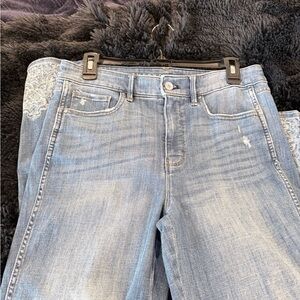 White House Black Market Stylish Blue Women's Jeans (size 8)